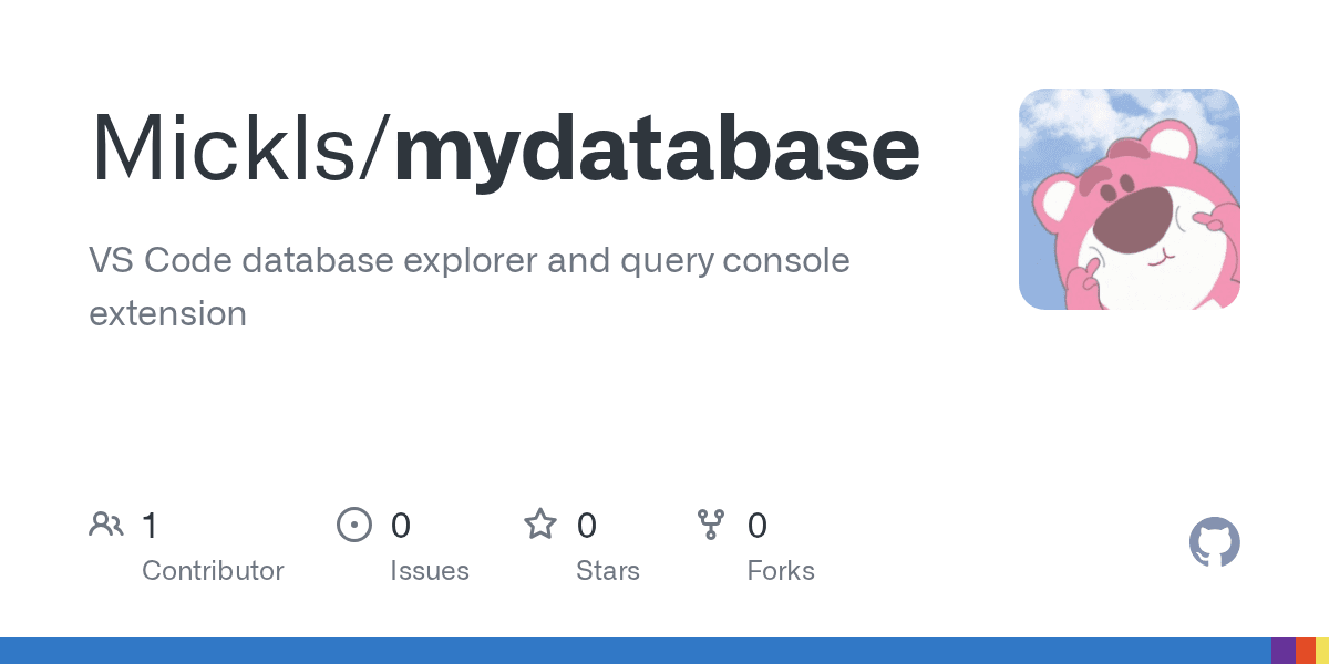 MyDatabase GitHub 项目封面